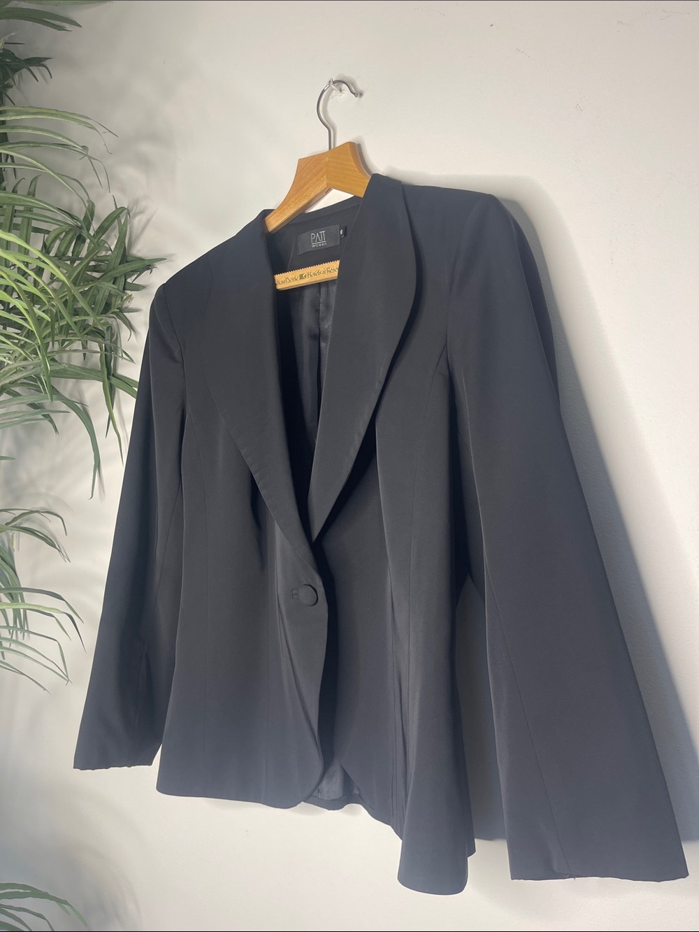 F23. PATT Black Tailored Blazer 46 20/24
